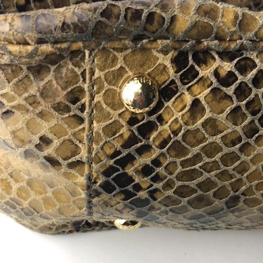 Michael Kors Fulton Snake Shoulder Bag